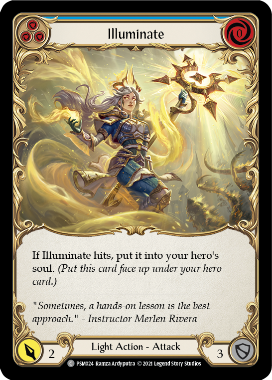 Illuminate (Blue) [PSM024] (Monarch Prism Blitz Deck) | Card Citadel