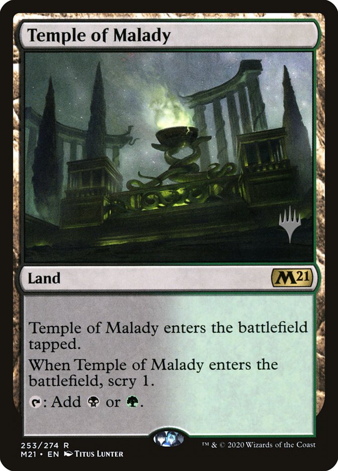 Temple of Malady (Promo Pack) [Core Set 2021 Promos] | Card Citadel