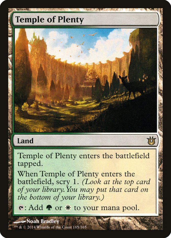 Temple of Plenty [Born of the Gods] | Card Citadel