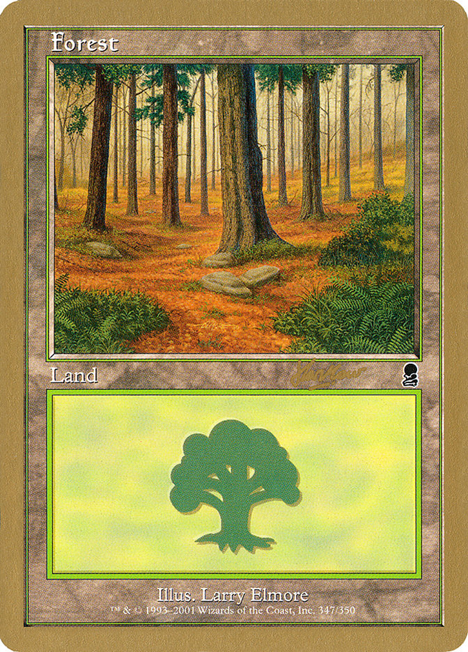 Forest (shh347) (Sim Han How) [World Championship Decks 2002] | Card Citadel