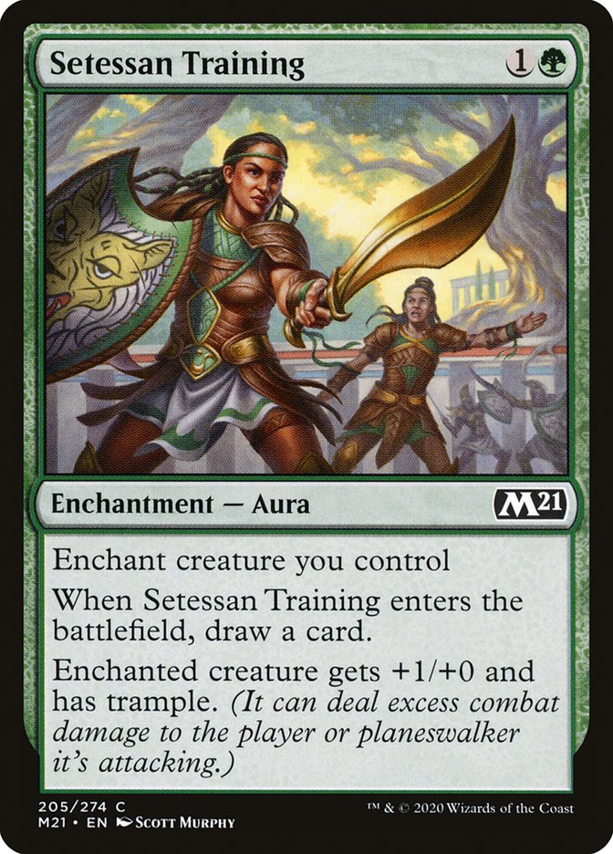 Setessan Training [Core Set 2021] | Card Citadel