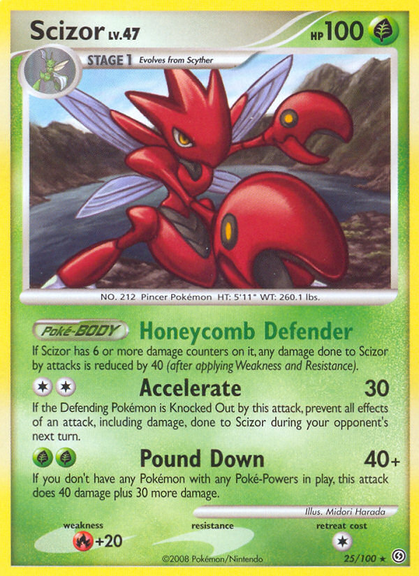 Scizor (25/100) [Diamond & Pearl: Stormfront] | Card Citadel