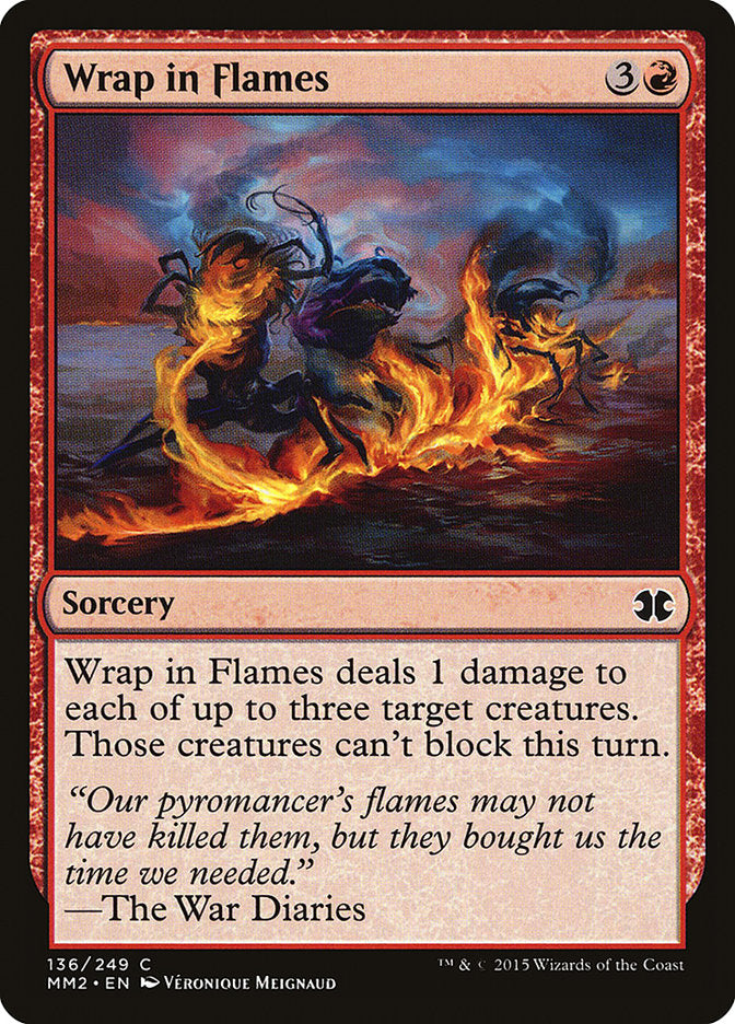 Wrap in Flames [Modern Masters 2015] | Card Citadel