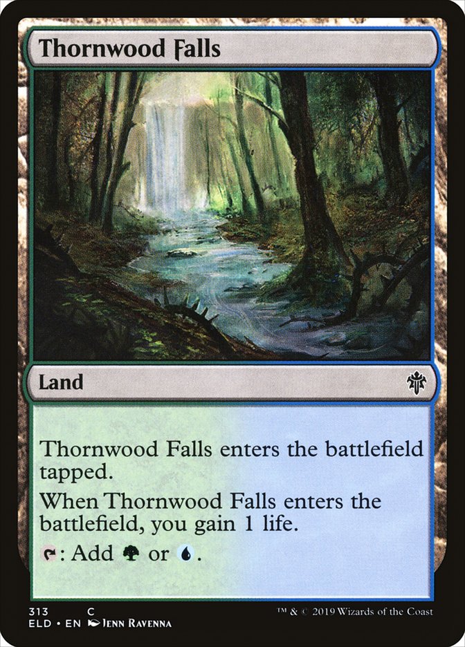 Thornwood Falls [Throne of Eldraine] | Card Citadel