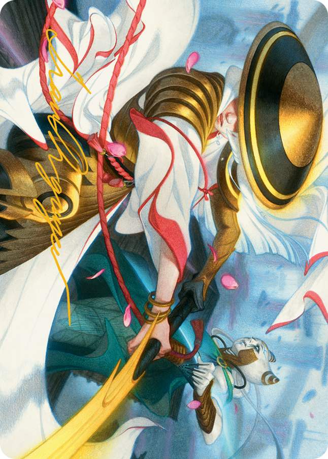 Cut Short Art Card (Gold-Stamped Signature) [March of the Machine Art Series] | Card Citadel