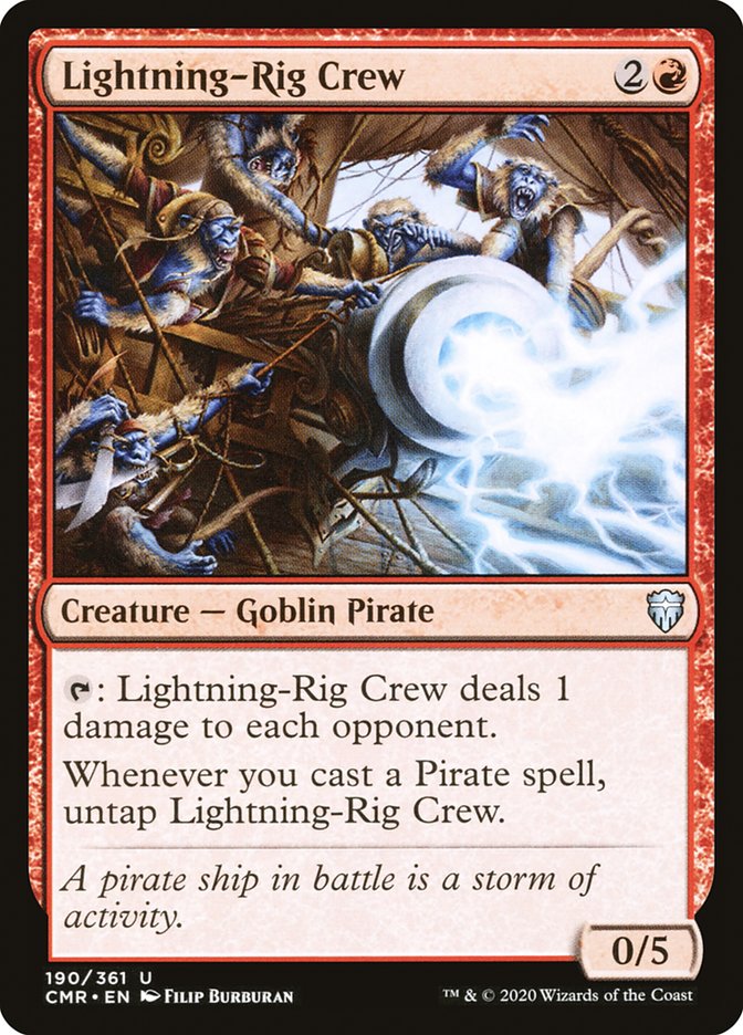 Lightning-Rig Crew [Commander Legends] | Card Citadel