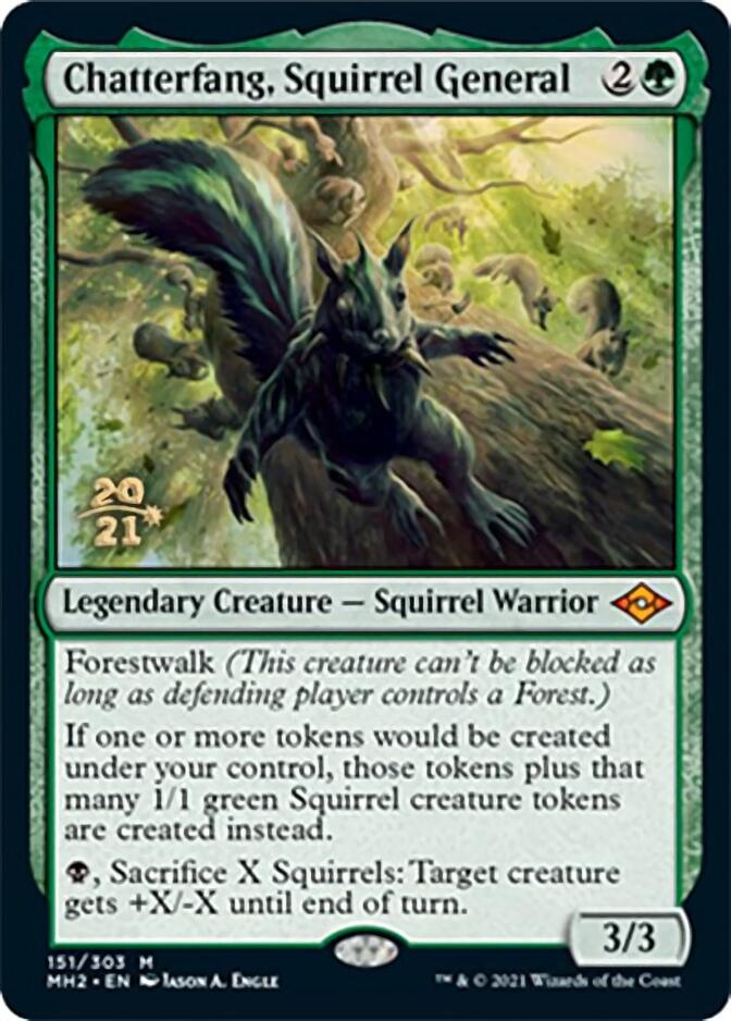 Chatterfang, Squirrel General [Modern Horizons 2 Prerelease Promos] | Card Citadel