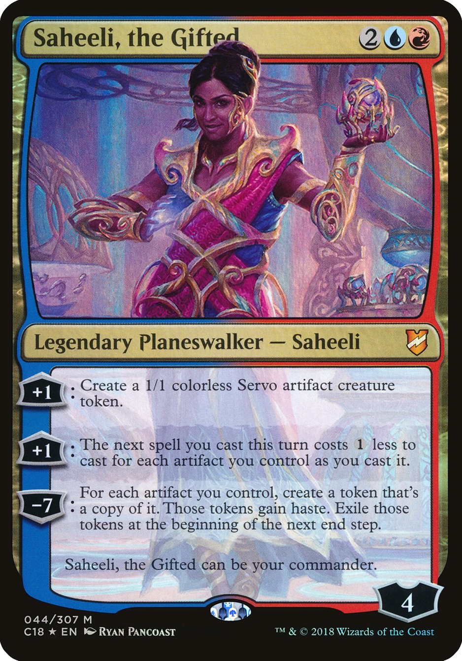 Saheeli, the Gifted (Commander 2018) [Commander 2018 Oversized] | Card Citadel