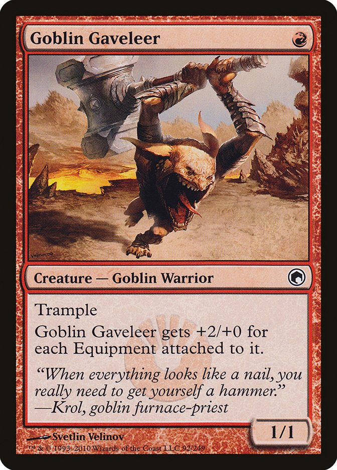 Goblin Gaveleer [Scars of Mirrodin] | Card Citadel