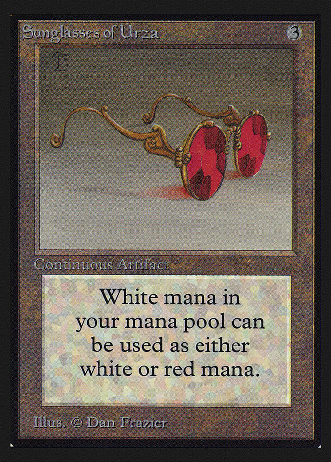 Sunglasses of Urza (IE) [Intl. Collectors’ Edition] | Card Citadel