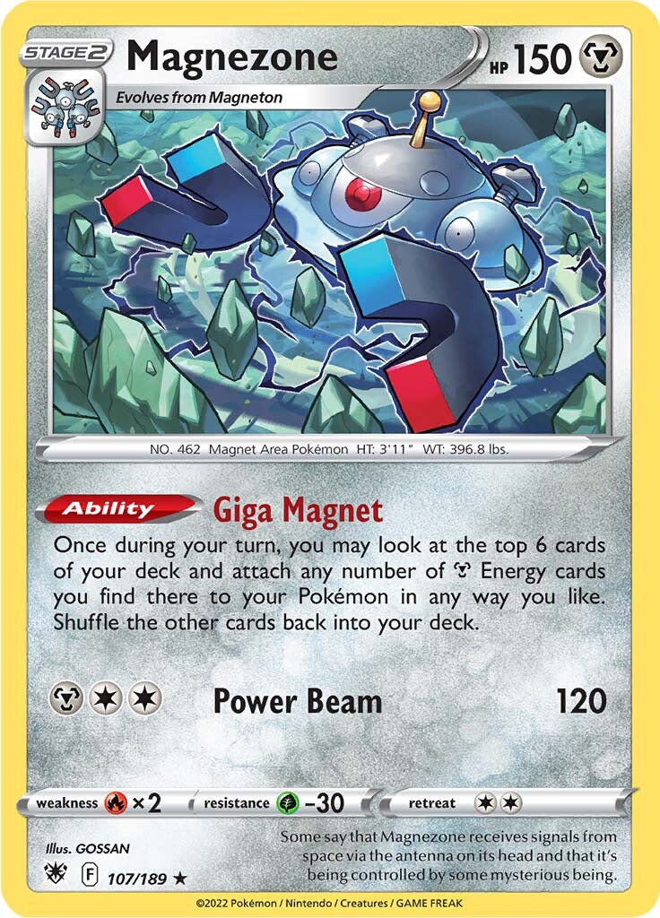 Magnezone (107/189) (Theme Deck Exclusive) [Sword & Shield: Astral Radiance] | Card Citadel