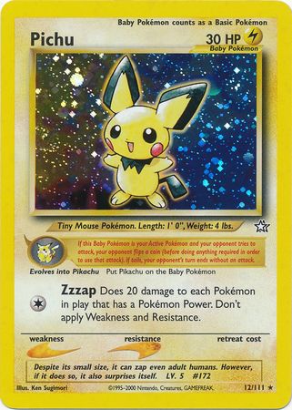 Pichu (12/111) [Neo Genesis Unlimited] | Card Citadel