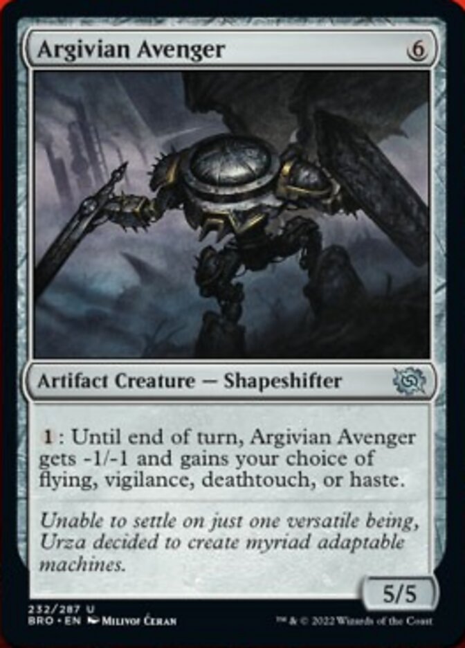 Argivian Avenger [The Brothers' War] | Card Citadel