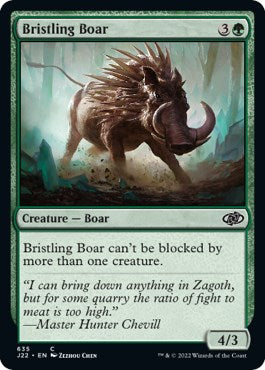 Bristling Boar [Jumpstart 2022] | Card Citadel