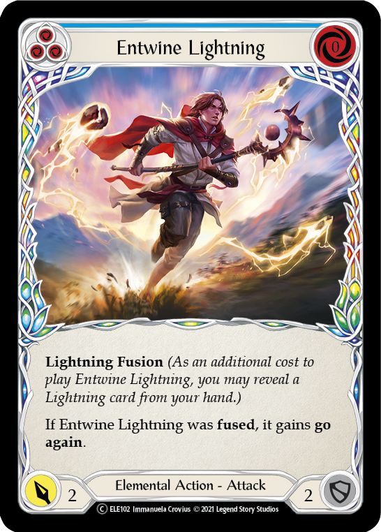 Entwine Lightning (Blue) [U-ELE102] Unlimited Normal | Card Citadel