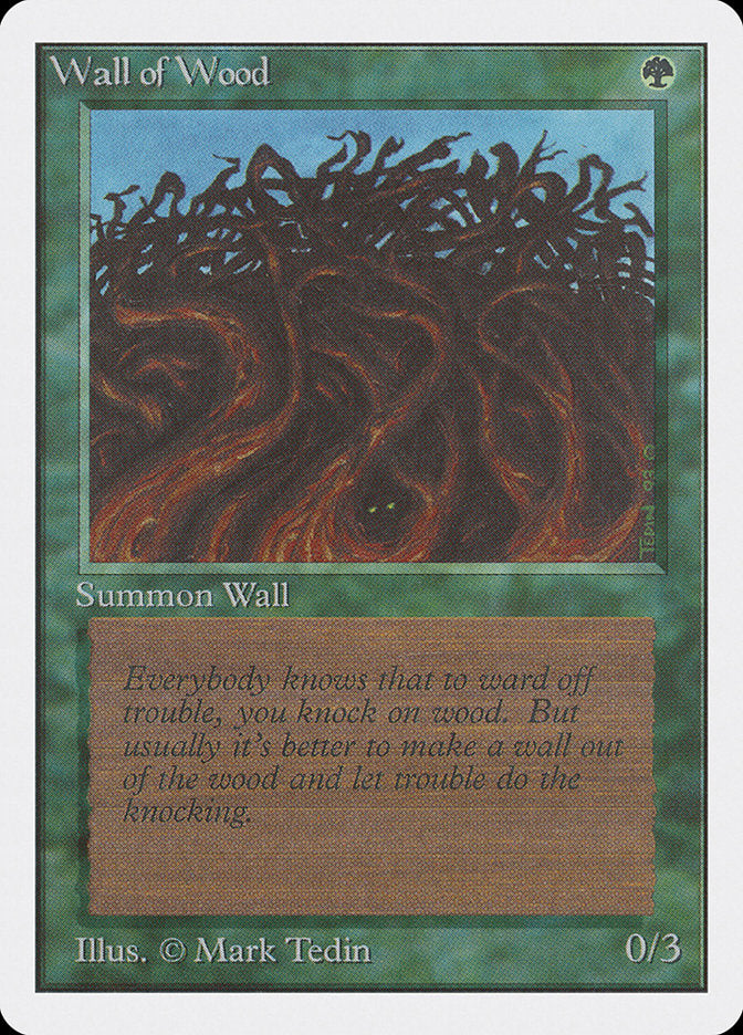 Wall of Wood [Unlimited Edition] | Card Citadel