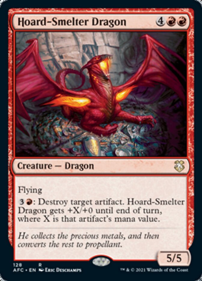 Hoard-Smelter Dragon [Dungeons & Dragons: Adventures in the Forgotten Realms Commander] | Card Citadel