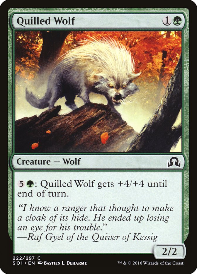 Quilled Wolf [Shadows over Innistrad] | Card Citadel