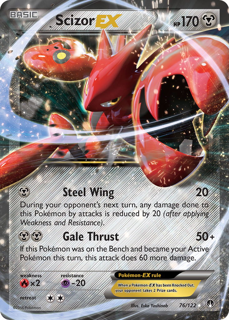 Scizor EX (76/122) [XY: BREAKpoint] | Card Citadel