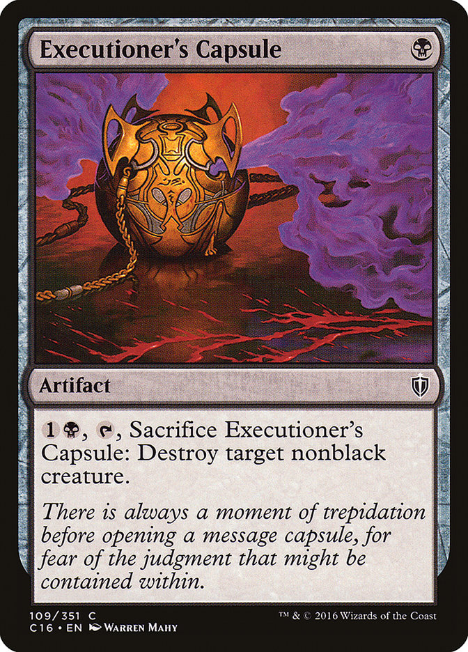 Executioner's Capsule [Commander 2016] | Card Citadel