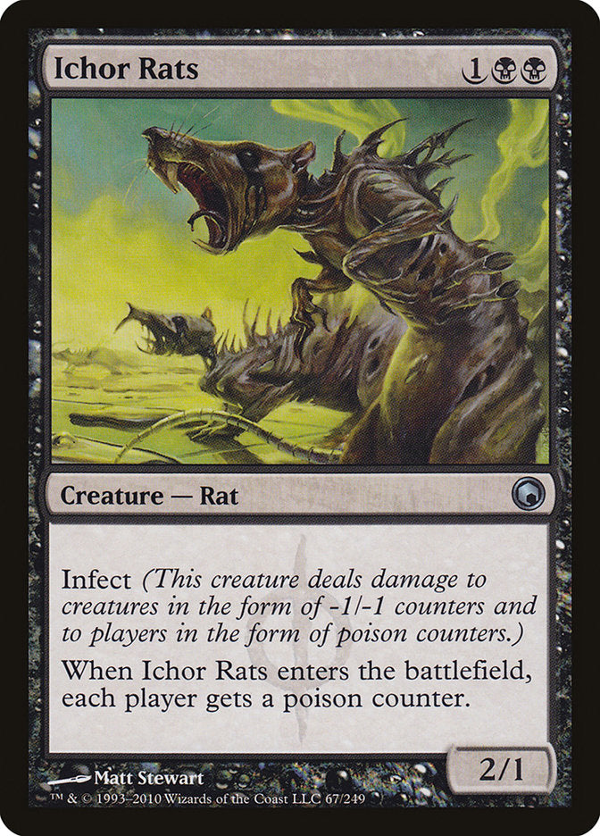 Ichor Rats [Scars of Mirrodin] | Card Citadel