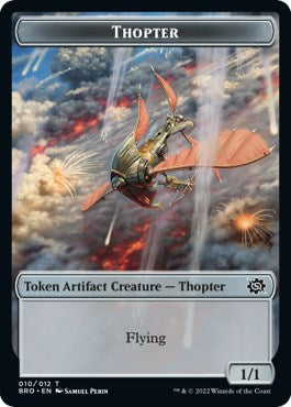 Myr // Thopter (010) Double-Sided Token [The Brothers' War Commander Tokens] | Card Citadel