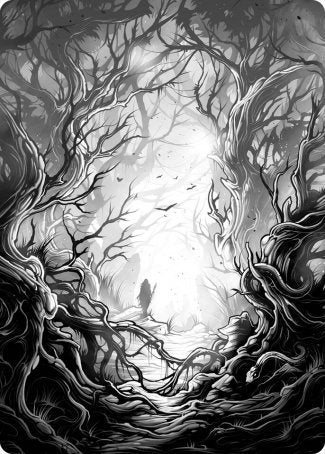 Forest 1 Art Card [Innistrad: Midnight Hunt Art Series] | Card Citadel