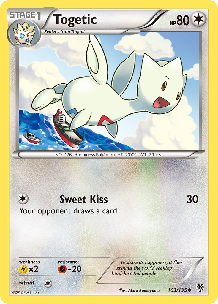 Togetic (103/135) [Black & White: Plasma Storm] | Card Citadel