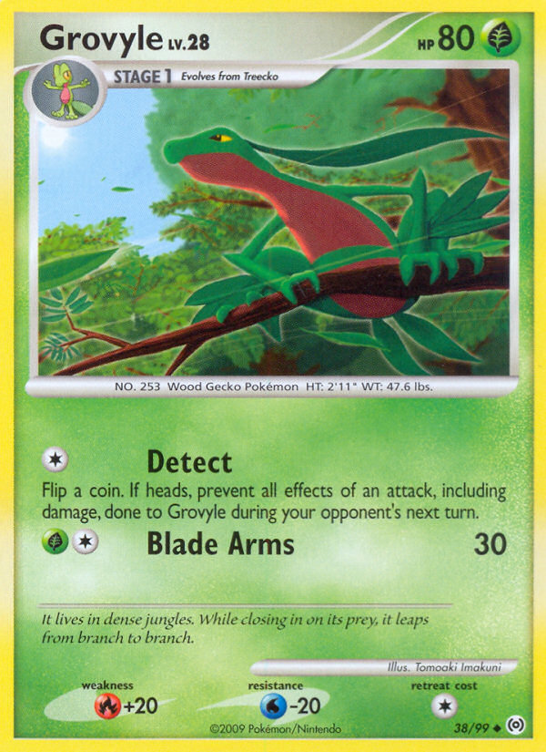 Grovyle (38/99) [Platinum: Arceus] | Card Citadel