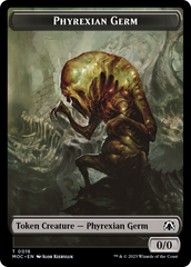 Phyrexian Germ // Myr Double-Sided Token [March of the Machine Commander Tokens] | Card Citadel