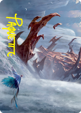 Island Art Card (Gold-Stamped Signature) [Strixhaven: School of Mages Art Series] | Card Citadel