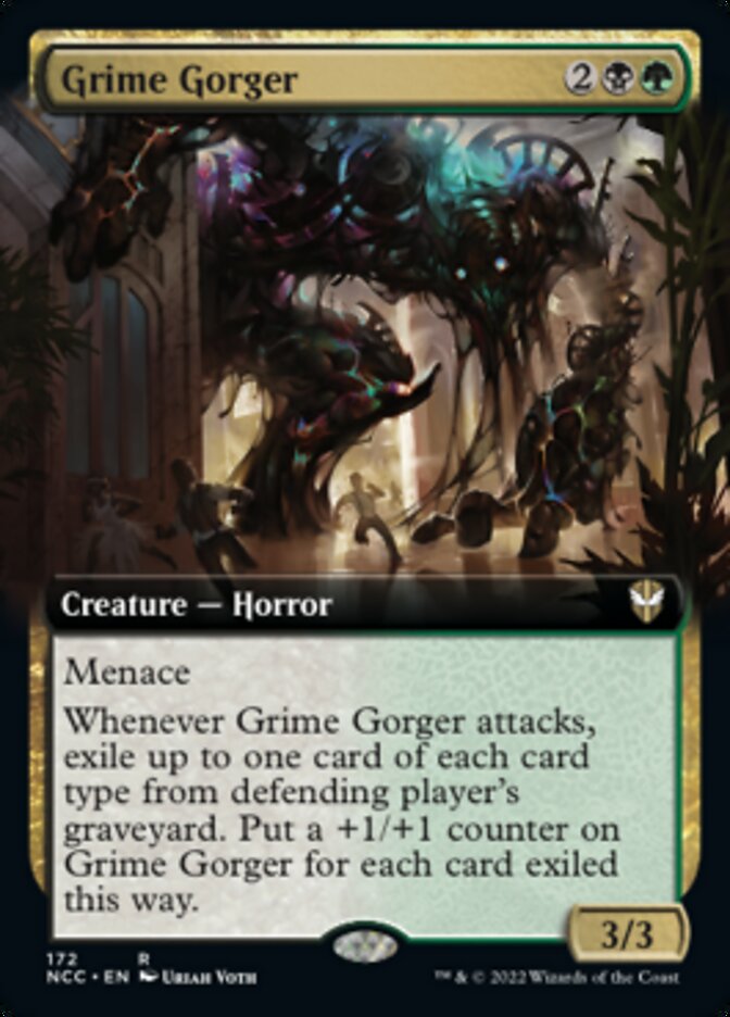 Grime Gorger (Extended Art) [Streets of New Capenna Commander] | Card Citadel