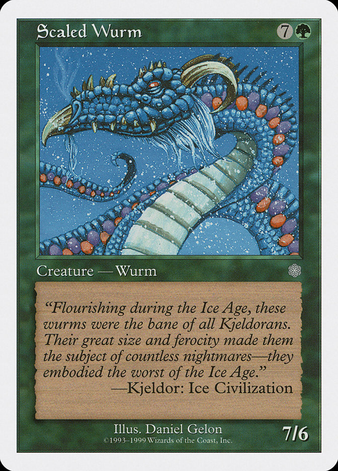 Scaled Wurm [Battle Royale Box Set] | Card Citadel