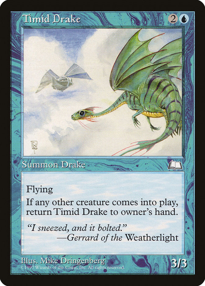 Timid Drake [Weatherlight] | Card Citadel