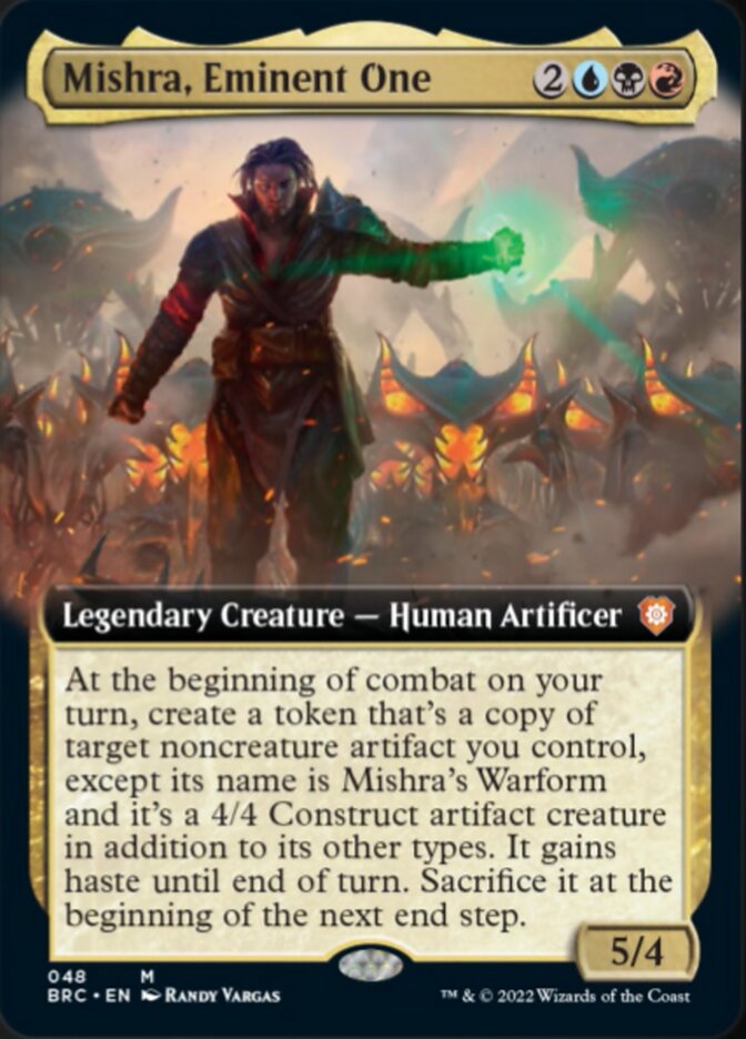 Mishra, Eminent One (Extended Art) [The Brothers' War Commander] | Card Citadel