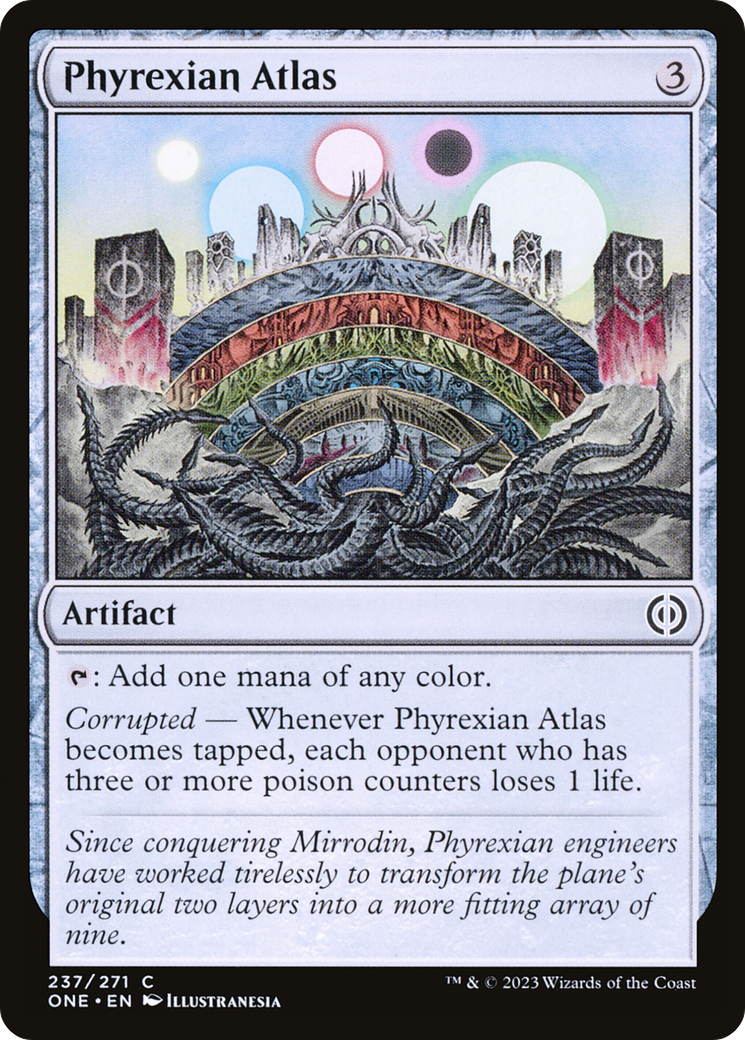 Phyrexian Atlas [Phyrexia: All Will Be One] | Card Citadel