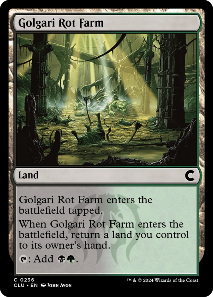 Golgari Rot Farm [Ravnica: Clue Edition] | Card Citadel