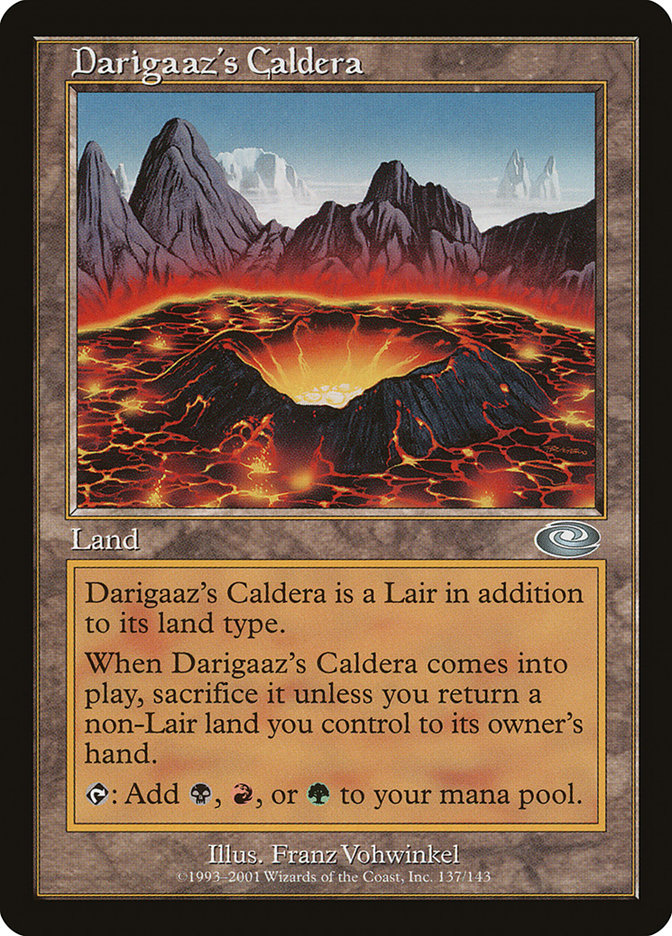 Darigaaz's Caldera [Planeshift] | Card Citadel