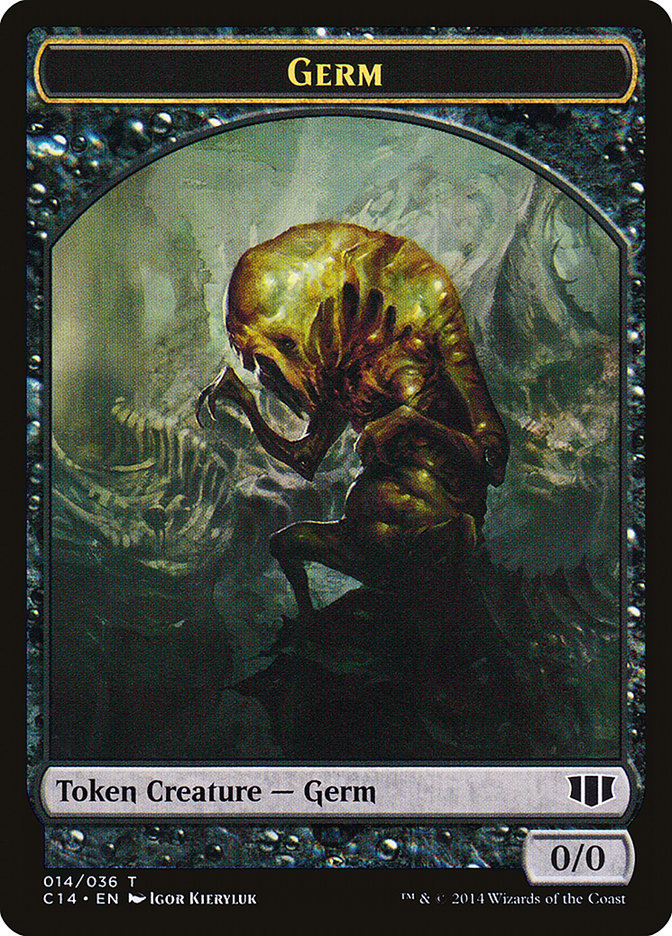 Stoneforged Blade // Germ Double-sided Token [Commander 2014 Tokens] | Card Citadel