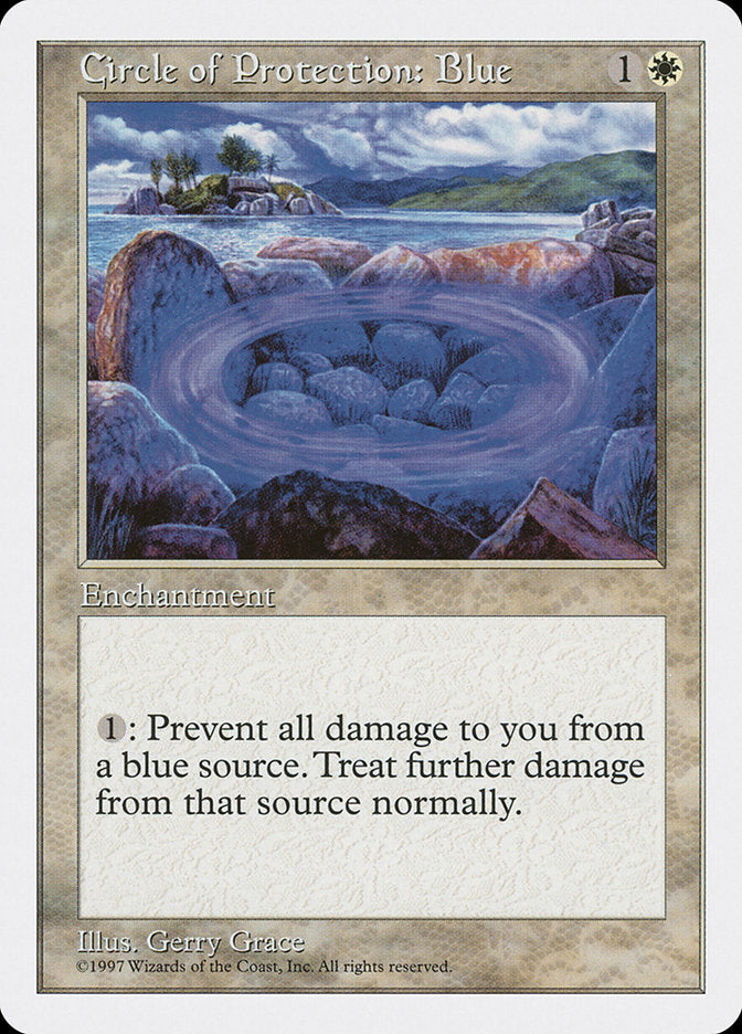 Circle of Protection: Blue [Fifth Edition] | Card Citadel