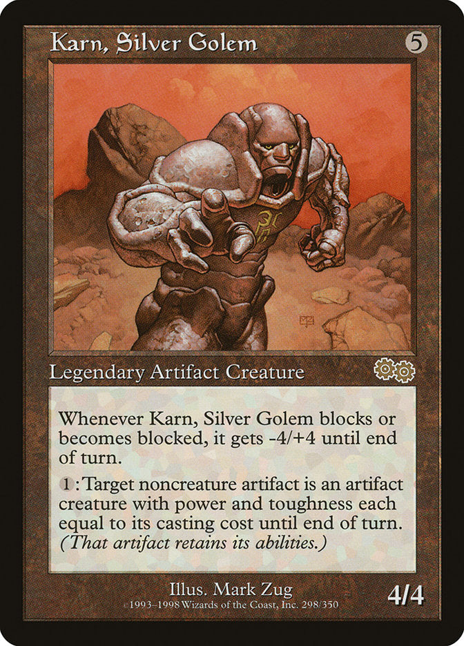 Karn, Silver Golem [Urza's Saga] | Card Citadel