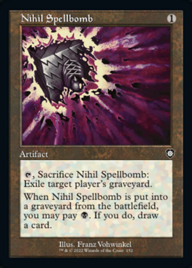 Nihil Spellbomb (Retro) [The Brothers' War Commander] | Card Citadel