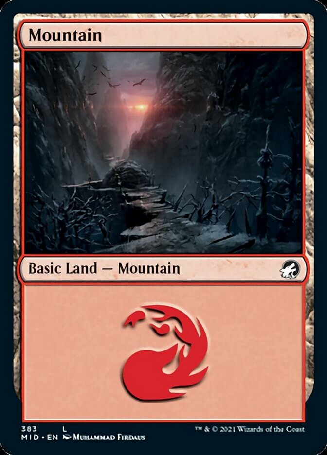 Mountain (383) [Innistrad: Midnight Hunt] | Card Citadel