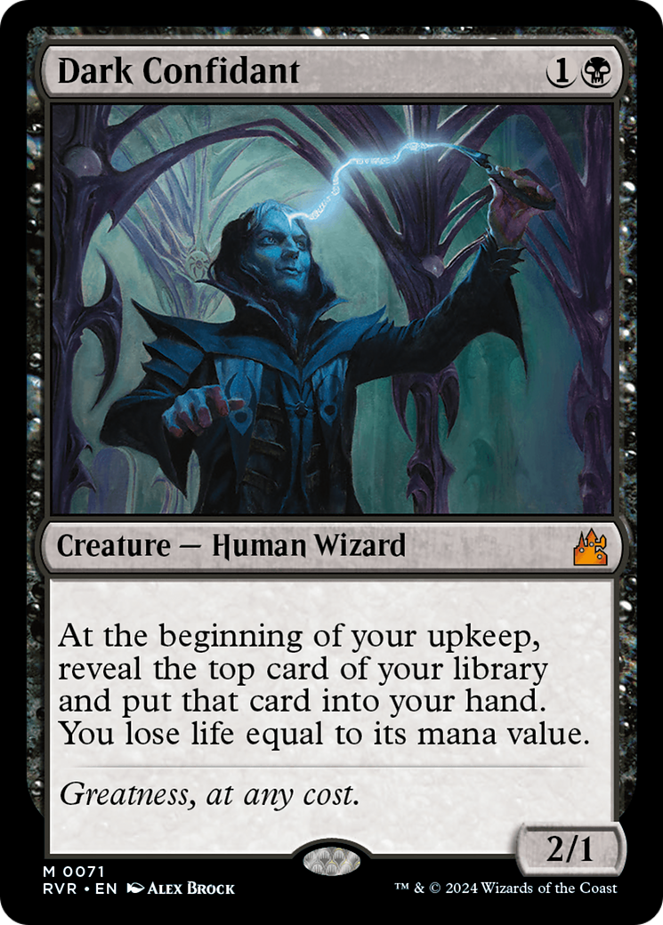 Dark Confidant [Ravnica Remastered] | Card Citadel