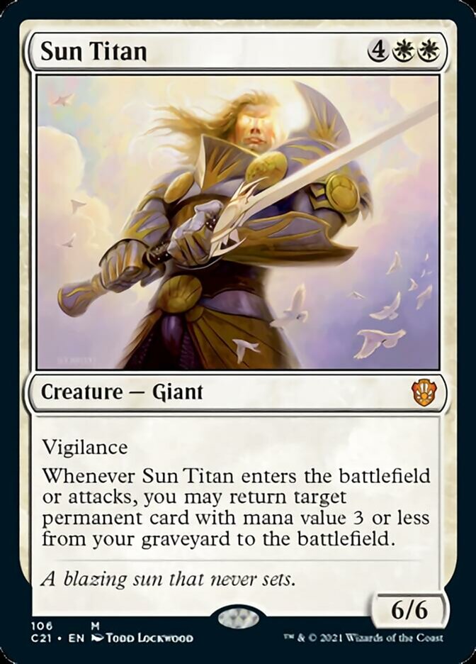 Sun Titan [Commander 2021] | Card Citadel