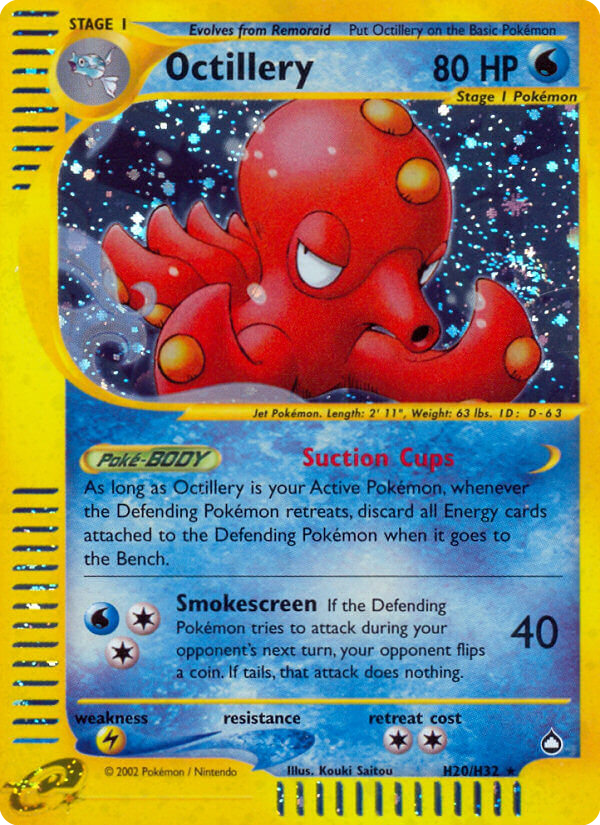 Octillery (H20/H32) [Aquapolis] | Card Citadel