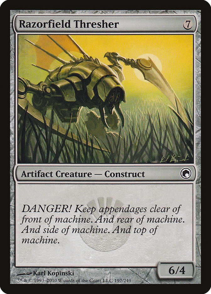 Razorfield Thresher [Scars of Mirrodin] | Card Citadel