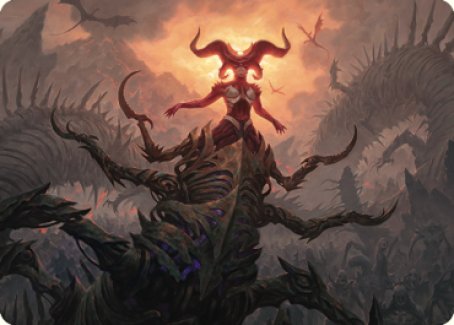Sheoldred, the Apocalypse Art Card [Dominaria United Art Series] | Card Citadel