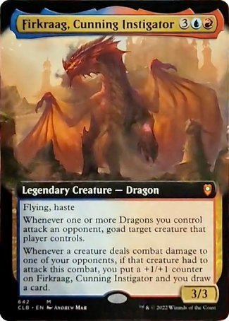 Firkraag, Cunning Instigator (Extended Art) [Commander Legends: Battle for Baldur's Gate] | Card Citadel