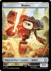 Junk // Robot Double-Sided Token [Fallout Tokens] | Card Citadel
